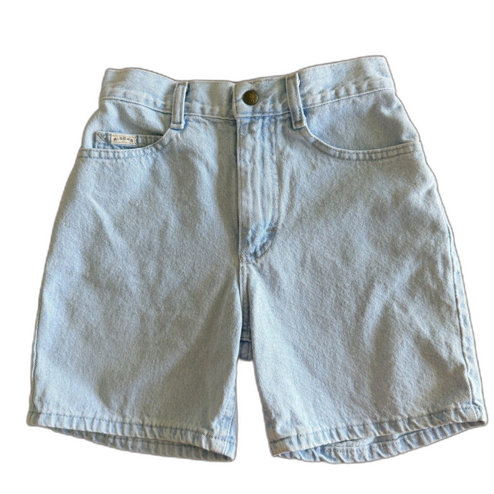 Riders Vintage Light Wash High Rise Denim Shorts Girls' 12